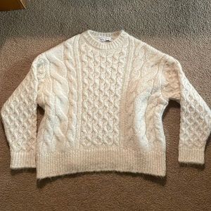 Zara womens cable knit sweater. Small